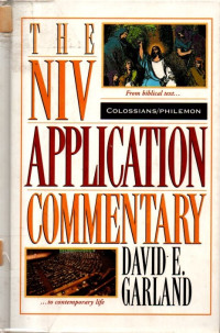 Image of (Colossians-Philemon) The NIV Application Commentary