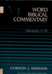 Image of 1 World Biblical Commentary Genesis 1-15