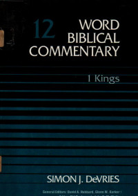 Image of 12 World Biblical Commentary 1 Kings