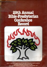 Image of 29th Annual Bible-Presbyterian Conference Record