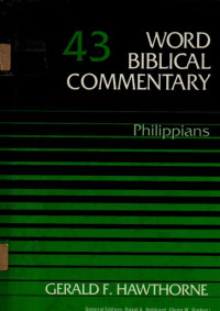 Image of 43 World Biblical Commentary  Philippians