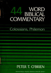 Image of 44 World Biblical Commentary Colossians, Philemon
