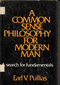 Image of A Common Sense Philosophy for Modern Man