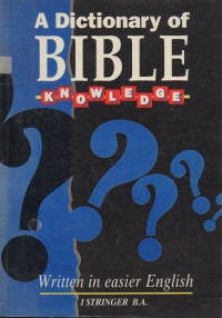 Image of A Dictionary Bible Knowledge