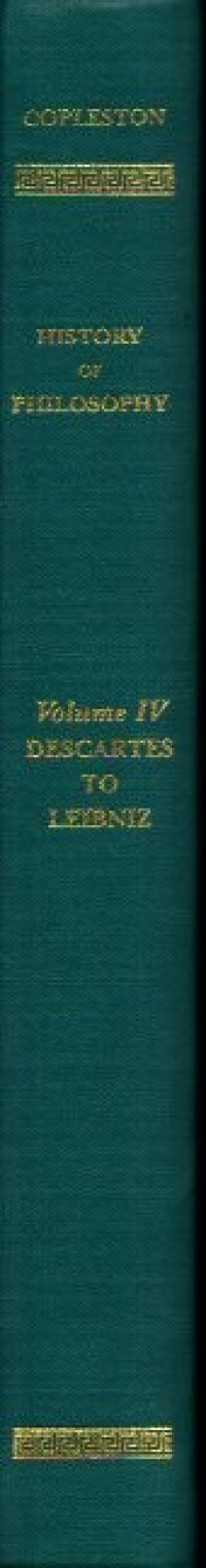 Image of A History of Philosophy (Volume IV: Descartes to Leibniz)