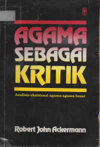 Image of Agama Sebagai Kritik