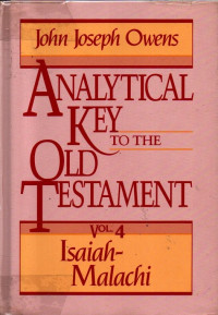 Image of Analytical Key to the Old Testament (Volume 4: Isaiah-Malachi)