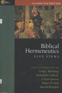 Image of Biblical Hermeneutics Five Views