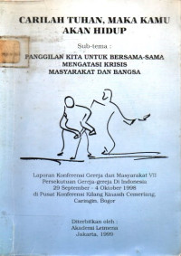 Image of Carilah Tuhan maka Kamu akan Hidup