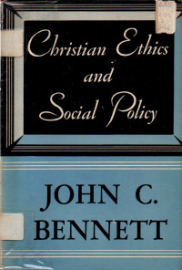 Image of Christian Ethics and Social Policy