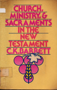 Image of Church ministry and sacrament in the new testament