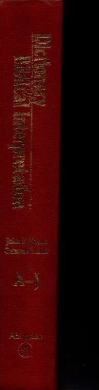 Image of Dictionary of Biblical Interpretation (A-J)