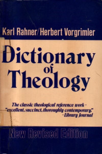 Image of Dictionary of Theology