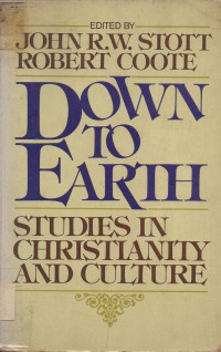 Image of Down to earth studies in christianity and culture