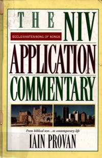 Image of Ecclesiastes and Songs of Songs : The NIV Application Commentary