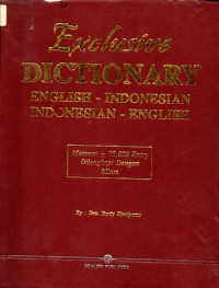 Image of Exclusive Dictionary English - Indonesian Indonesian - English