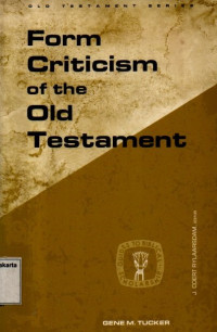 Image of Form Criticism of the Old Testament