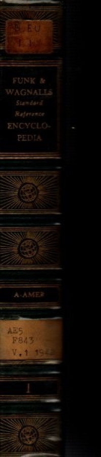 Image of Funk & Wagnalls Standard Reference Encyclopedia Vol. 1