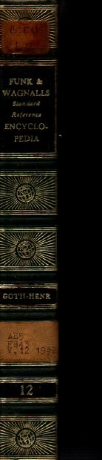 Image of Funk & Wagnalls Standard Reference Encyclopedia Vol. 12
