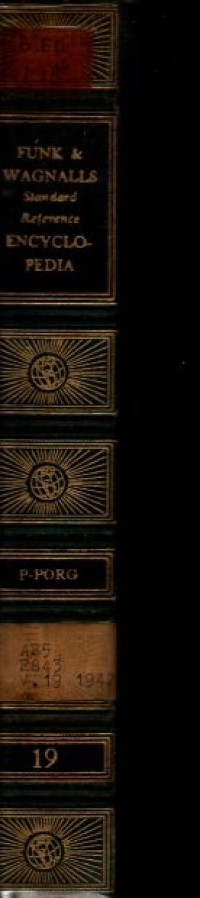 Image of Funk & Wagnalls Standard Reference Encyclopedia Vol.19