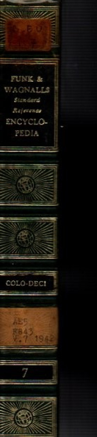 Image of Funk & Wagnalls Standard Reference Encyclopedia Vol. 7