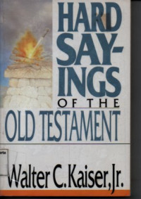 Image of Hard Sayings of the Old Testament