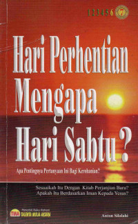Image of Hari Perhentian Mengapa Hari Sabtu?