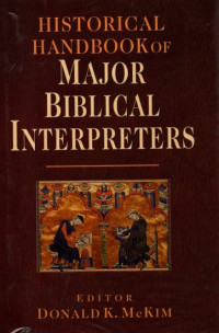 Image of Historical Handbook Of Major Biblical Interpreters