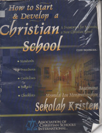 Image of How to Start and Develop A Christian School