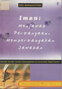 Image of Iman Menjawab Pertanyaan, Mempertanyakan Jawaban