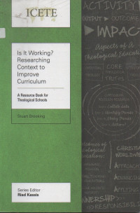 Image of Is it Working Researching Context to Improve Curriculum