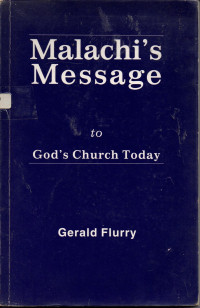 Image of Malachi's message to God's church today