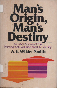 Image of Man's Origin Man's Destiny