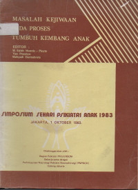 Image of Masalah Kejiwaan pada proses tumbuh kembang Anak