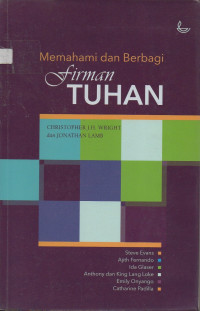 Image of Memahami Firman Tuhan