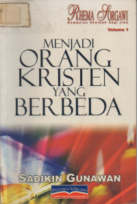 Image of Menjadi Orang Kristen yang Berbeda