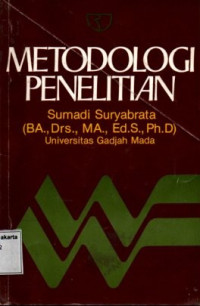 Image of Metodologi Penelitian