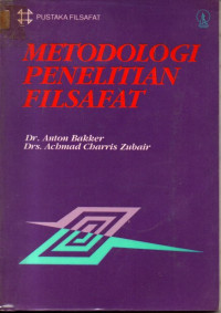 Image of Metodologi Penelitian Filsafat