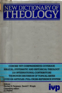 Image of New Dictionary of Theology