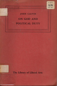 Image of On God And Political Duty