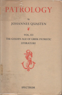 Image of Patrology, Vol. 2: The Ante-Nicene Literature After Irenaeus