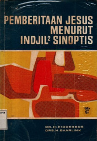 Image of Pemberitaan Jesus Menurut Indjil-Indjil Sinoptis
