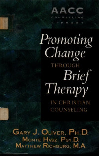 Image of Promoting Change Through Brief Therapy in Christian Counseling