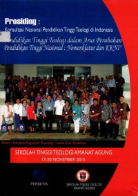 Image of Prosoding: Konsultasi Nasional Pendidikan Teologi di Indonesia