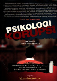 Image of Psikologi korupsi