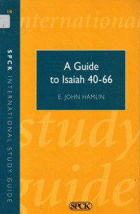 Image of SPCK International Study Guide 16: A Guide To Isaiah 40-66