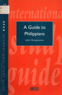 Image of SPCK International Study Guide 18: A Guide To Philippians