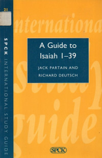 Image of SPCK International Study Guide 21: A Guide to Isaiah 1-39