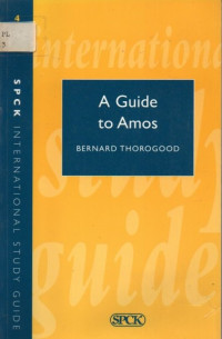 Image of SPCK International Study Guide 4: A Guide To Amos