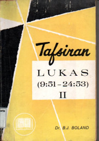 Image of Tafsiran Lukas (9:51-24:53)